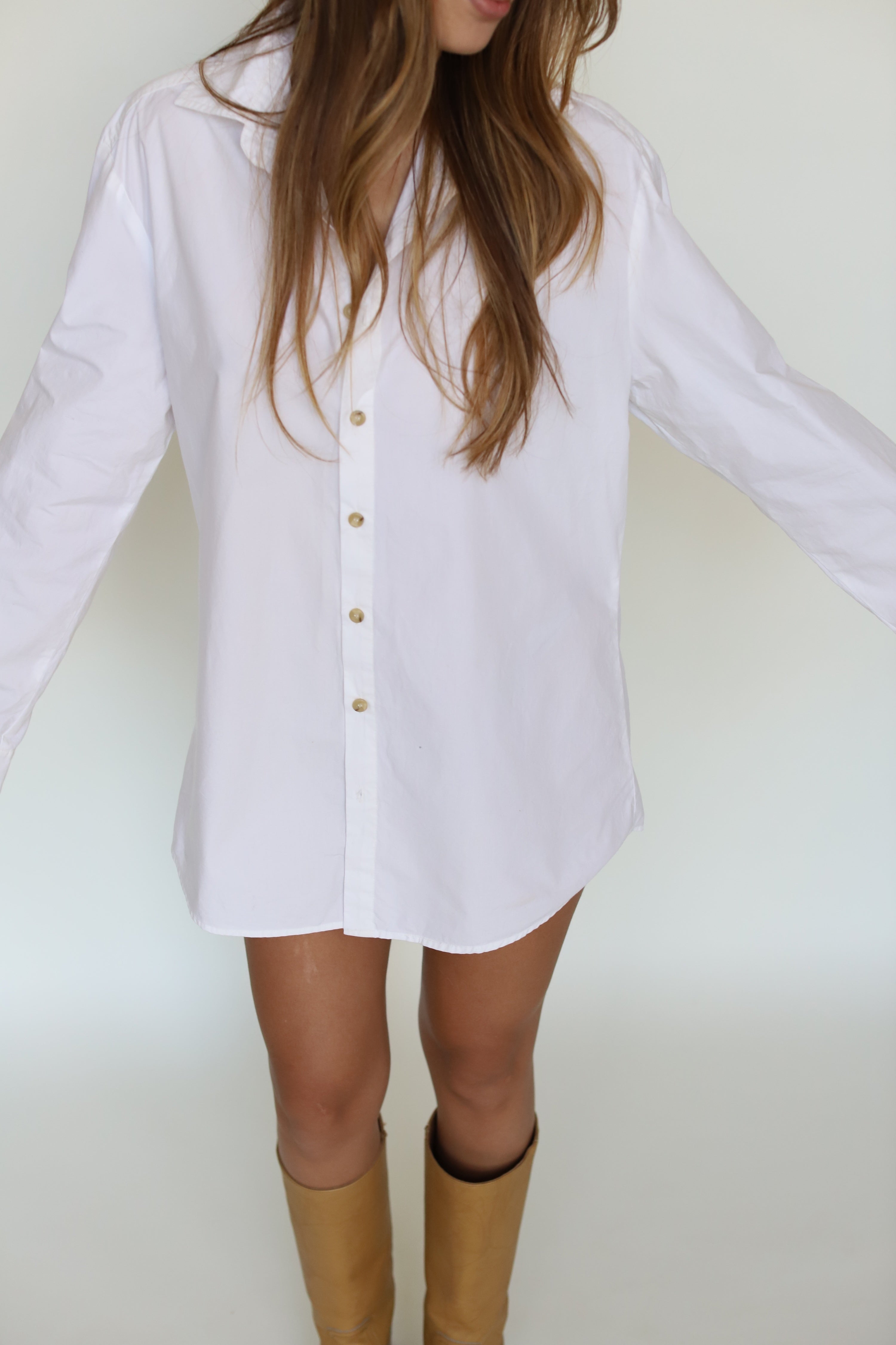The Boyfriend Shirt - Blanche