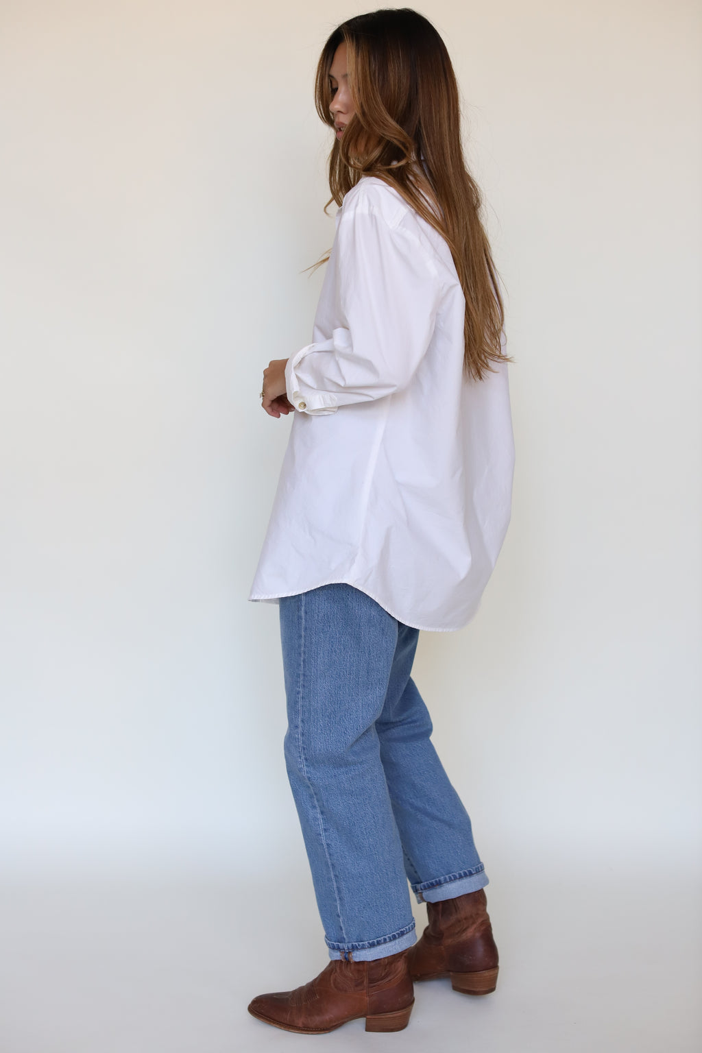 The Boyfriend Shirt - Blanche